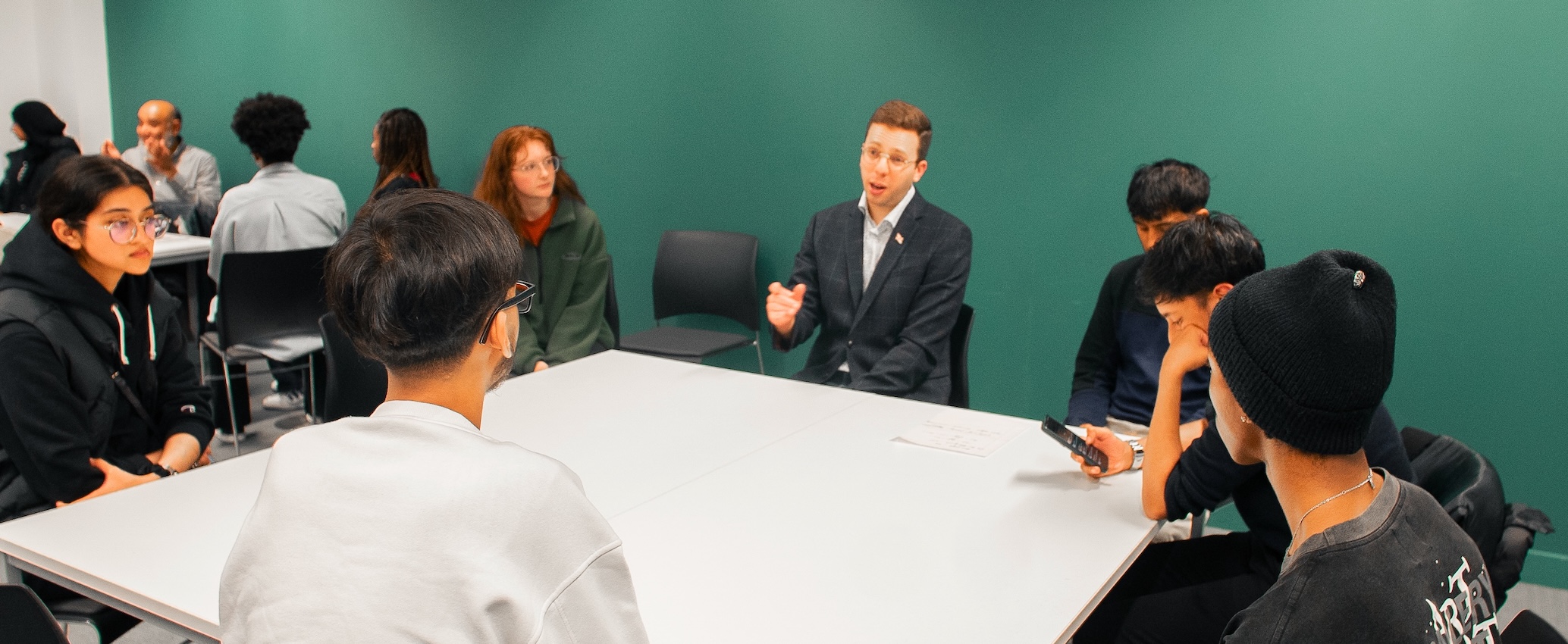 Pro-bono lecturing at Birmingham University - helping students understand career options in tech, especially with the impact of AI