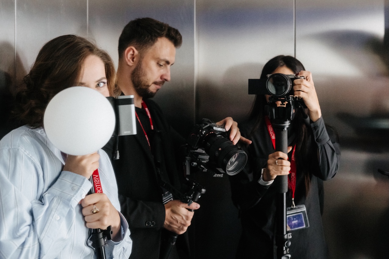 Shooting day for a client in the UK - repositioning, marketing, and events